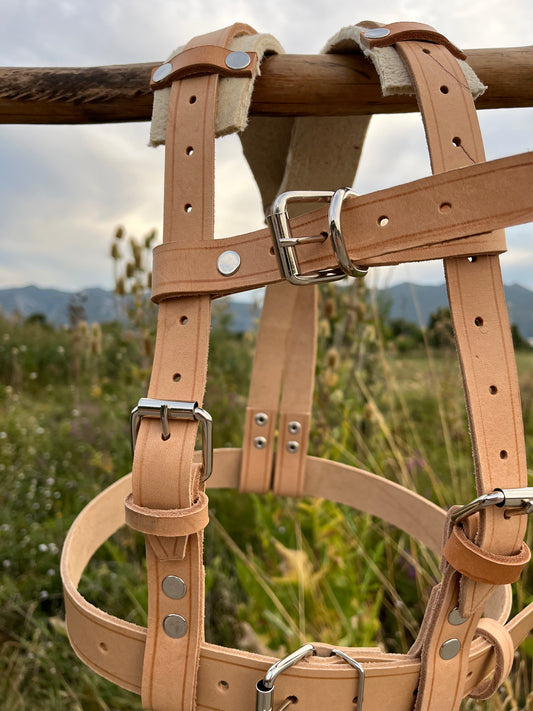 Детски кожен колан за кукери