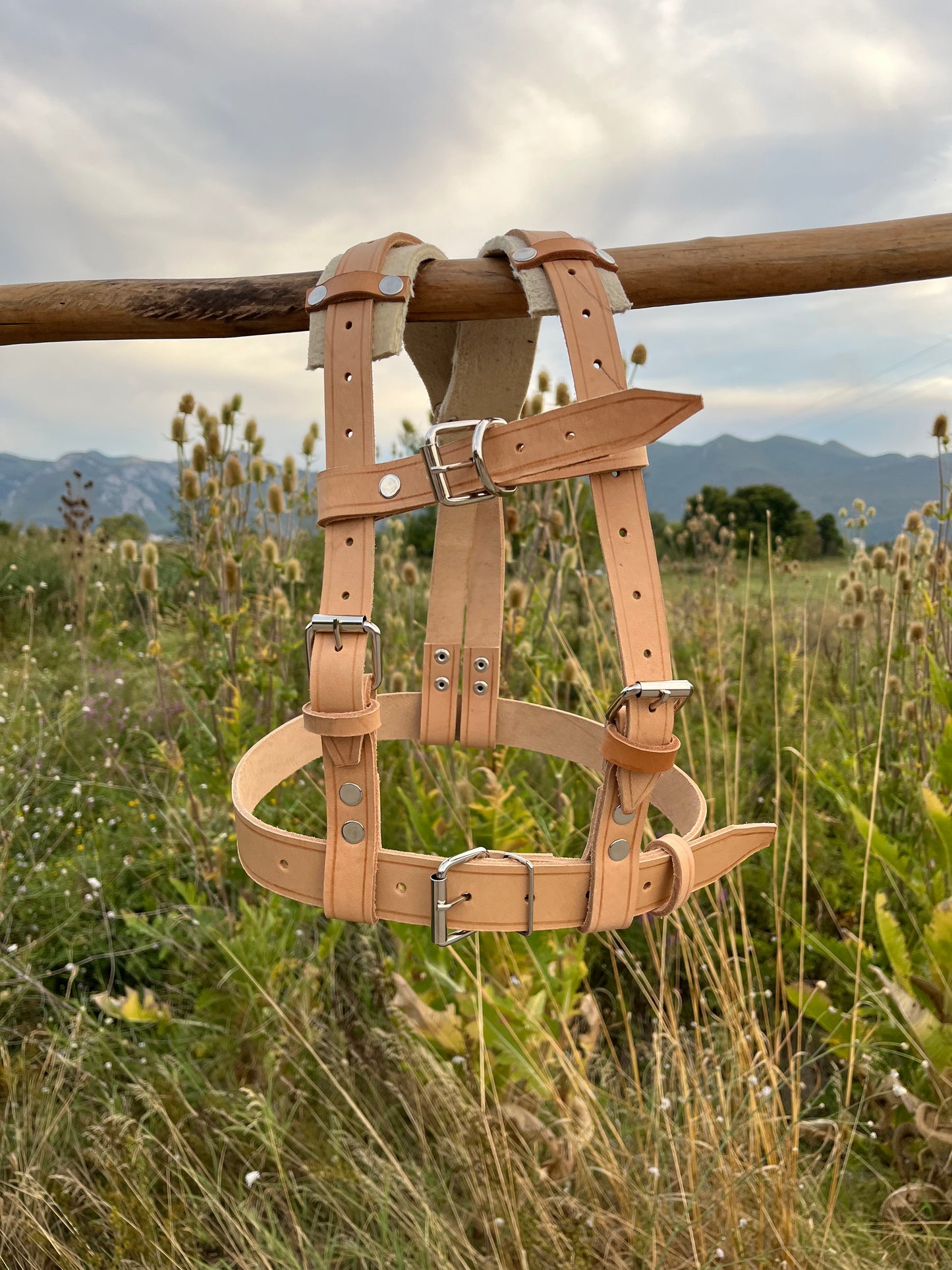 Детски кожен колан за кукери